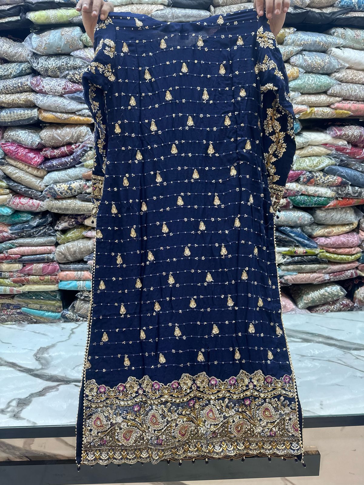 Wedding Luxury Chiffon Stitch 3pc 1