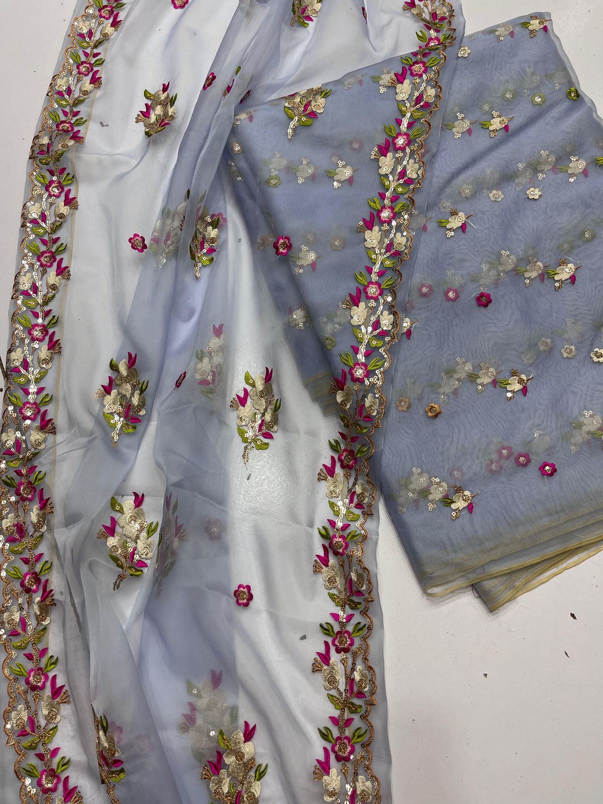 Organza 3pc Unstitch